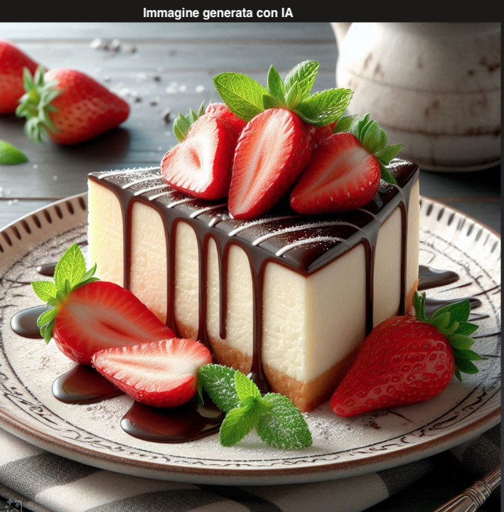 Cheesecake con fragole
