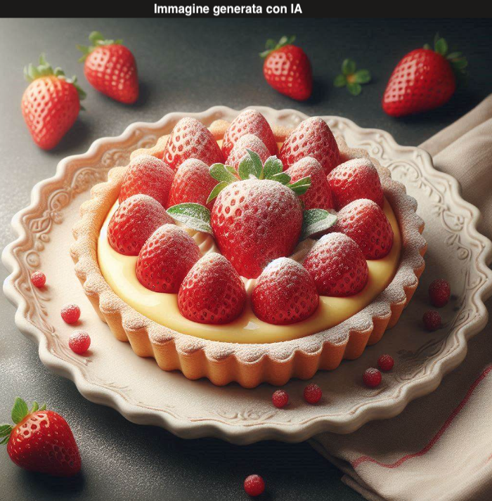 Crostata con fragole